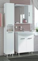 Шкаф-зеркало Francesca Eco 70 белый универсальный