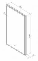 Зеркало LED Континент Amer Black 60x120 см