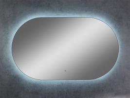 Зеркало LED Континент Fleur 110x65 см с ореольной теплой подсветкой и Б/К сенсором
