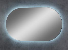 Зеркало LED Континент Fleur 110x65 см с ореольной теплой подсветкой и Б/К сенсором