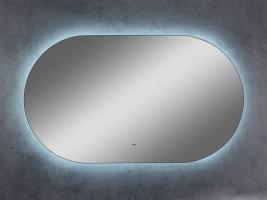 Зеркало LED Континент Fleur 60x100 см с ореольной холодной подсветкой и Б/К сенсором