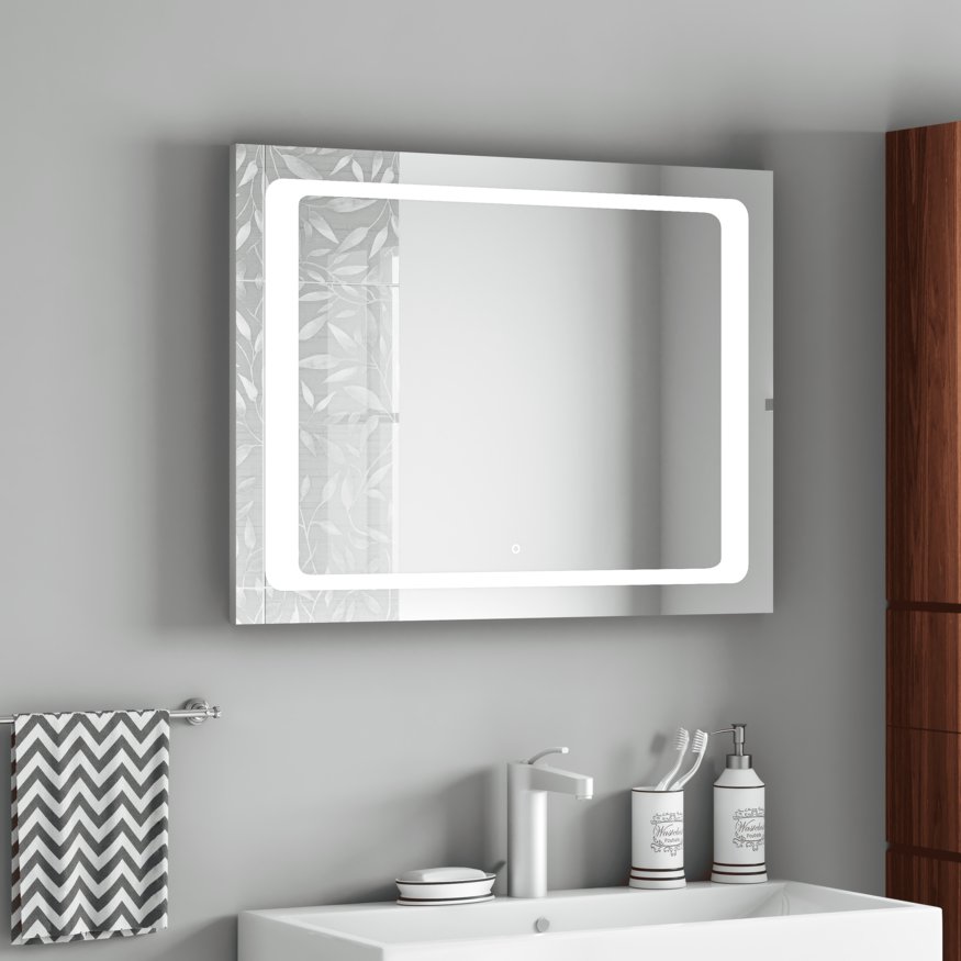 Зеркало LED Континент Quattro 100x70 см