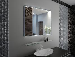 Зеркало LED Континент Sting 120x70 см в алюминиевом корпусе
