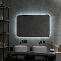 Зеркало LED Континент Torry Black 100x70 см