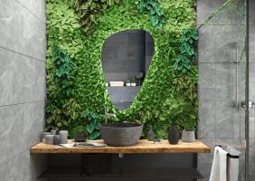 Зеркало LED Континент Voyage 70x100 см с ореольной холодной подсветкой