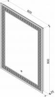 Зеркало Континент Apollo LED 700х900мм