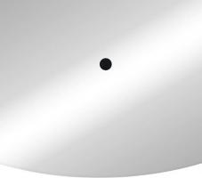 Зеркало Континент Best Black LED D650 с ореольной теплой подсветкой и Б/К сенсором