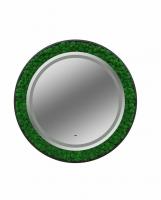 Зеркало Континент Forest LED D80x80 см с натуральным мхом