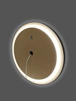Зеркало Континент Planet Black LED D1000 с ореольной теплой подсветкой и Б/К сенсором