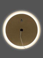 Зеркало Континент Planet Black LED D600 с ореольной теплой подсветкой и Б/К сенсором