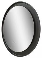 Зеркало Континент Planet Black LED D600 с ореольной теплой подсветкой и Б/К сенсором