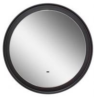 Зеркало Континент Planet Black LED D800 с ореольной теплой подсветкой и Б/К сенсором