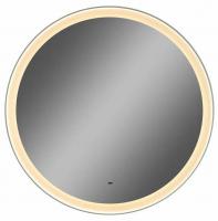 Зеркало Континент Planet White LED D1000 с ореольной теплой подсветкой и Б/К сенсором