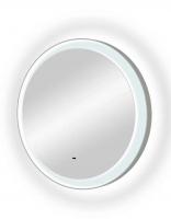 Зеркало Континент Planet White LED D600 с ореольной холодной подсветкой и Б/К сенсором