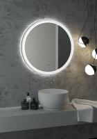 Зеркало Континент Planet White LED D700 с ореольной холодной подсветкой и Б/К сенсором